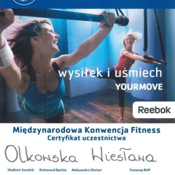 Dyplom reebok konwencja