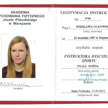 Uprawnienia instruktorskie z piłki nożnej